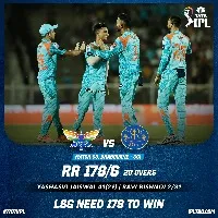 179 runs is the target for lsg
