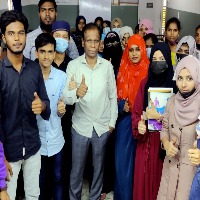 Surprise visit to Intermediate Exam Centre by President TMREIS