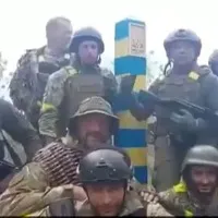 Ukrainian Soldiers Counter Offensive Reaches Russian Border