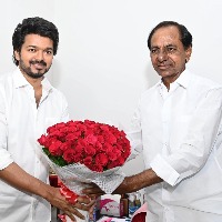 Tamil actor Vijay meets KCR in Hyderabad