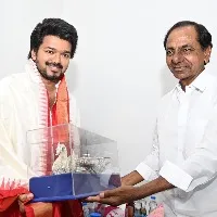 tamil Hero vijay meets telangana cm kcr