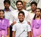 Bendapudi high school students talk to CM Jagan with fluent english
