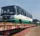 Buses transports through goods trains