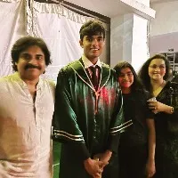 pawan kalyan attends his son akira nandan scholl garduation with ex wife renu desai