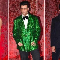 Vijay Devarakonda, Rashmika sizzle with style at Karan Johar's birthday bash