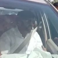 Police stopped Balakrishna vehicle