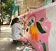 Big B's granddaughter paints wall to highlight menstrual hygiene