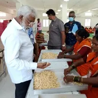 ttd chairman yv subbareddy inspects ttd marketing godown