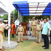 తెలంగాణ రాష్ట్ర అవతరణ వేడుకల ఫుల్ డ్రెస్ రిహార్సల్ పరిశీలించిన సీఎస్ సోమేశ్ కుమార్