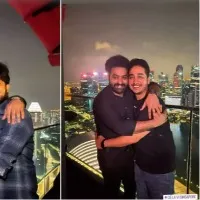 Jr NTR chilling out in Singapore, fans' photos with Young Tiger go viral