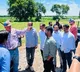 revanth reddy visited a huge farm land in dallas