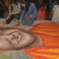 111 ft cake for Yogis 50th birthday CMs supporter aims world record