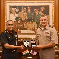 US military general Charles A Flynn talks about China bridge construction at Ladakh region