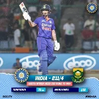 south africa target is 212 runs in first t20 match with india