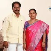 katari mohan niece katari hemalatha met cji justice nv ramana in tirumala