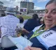 Daryl Mitchell Sixer Hits Cricket Fan Beer Glass