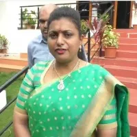Roja fires on a telugu news channel