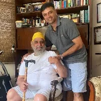 team india head coach rahul dravid with bishan singh bedi