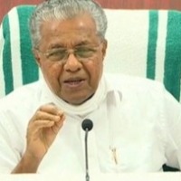 Protests against Pinarayi Vijayan during flight