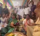 rgv in bezawada kajakadurgamma temple with konda surekha family