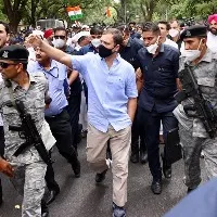 rahul gandhi attends ed interrogation for the second day also