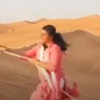 Roja enjoying in Dubai with family