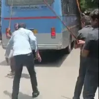 Police beaten up TPCC Spokesperson Kiran Chamala