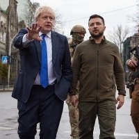 Zelensky, Johnson meet on defence, security issues