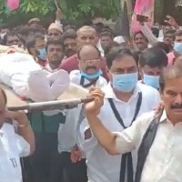 Telangana ministers attend funeral of youth killed in police firing