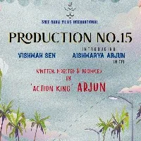 Vishwak Sen new movie will be written Directed and Produced by Action King Arjun