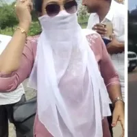Anitha went Narsipatnam on a scooter