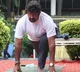 Balakrishna performs Yoga at Basavatarakam hospital on International Yoga Day