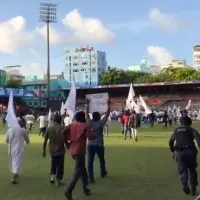 Protests at Yoga event in Maldives capital Male