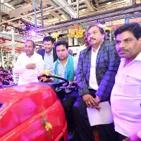 KTR launches Mahindra milestone tractor