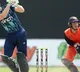 Double bounce delivery lands outside the pitch Jos Buttler hits it for six anyway