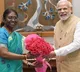 Droupadi Murmu met pm narendra modi and union home minister amit shah