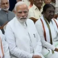 Droupadi Murmu files presidential polls nomination in PM Modis presence