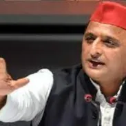 a vedio goes viral thatThe college wall fell down when sp MLA pushed it by his bare hands