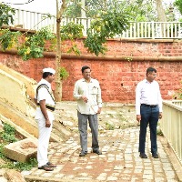 కెనాల్ వ్యూ పార్క్ ను ప‌రిశీలించిన వీఎంసీ కమిషనర్ స్వప్నిల్ దినకర్ పుండ్కర్