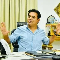 KTR is in Delhi to Oppositions Presidential candidate Yashwant Sinha nomination today