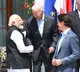 a interesting video shows how joe biden came to greet narendra modi in munich