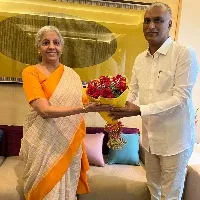 ts ministers harish rao meets union finance minister nirmala sitharaman