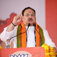 Massive roadshow in Hyd today to welcome JP Nadda