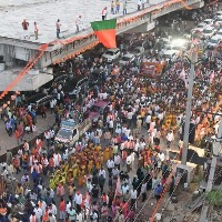 Nadda holds road show in Hyderabad