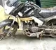cement road laid with parked bike in tamilnadu