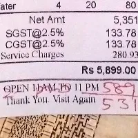union government cancels service charges in hotels and restaurents