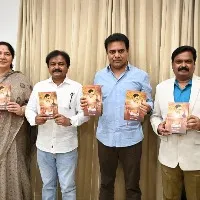 KTR launches KCR The Art Of Politics book written by Manohar Chimmani