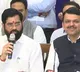 maharashrta deputy cm taken the mike while cm eknath shinde talking