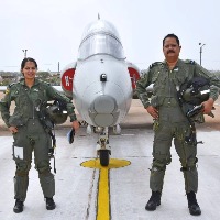Father-daughter duo create history, fly Hawk-132 aircraft in same formation