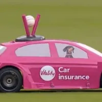 Match Ball Arrives In Remote Controlled Car In T20 Blast 2022